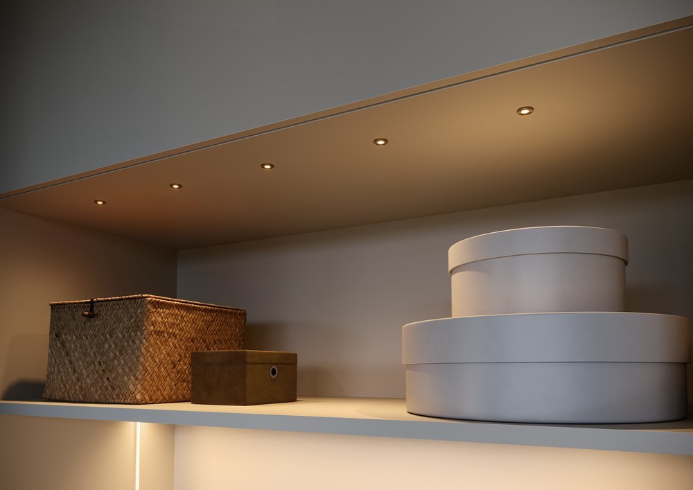 HALEMEIER Möbel-LED Spot-Leuchten, MiniSpot, warmweiß, edelstahloptik Produktbild img3 L