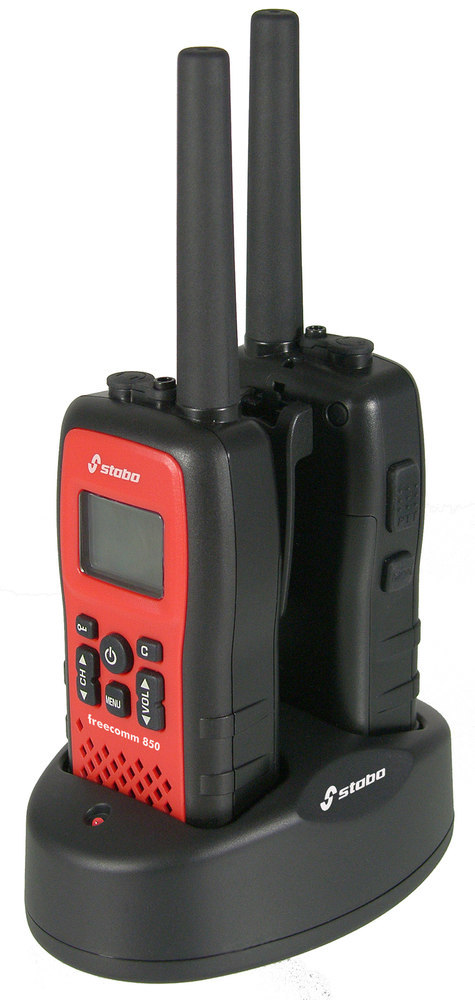 stabo freecomm Funkgerät Set stabo freec omm850 8 Kanäle Reichweite 10 km Produktbild img3 L