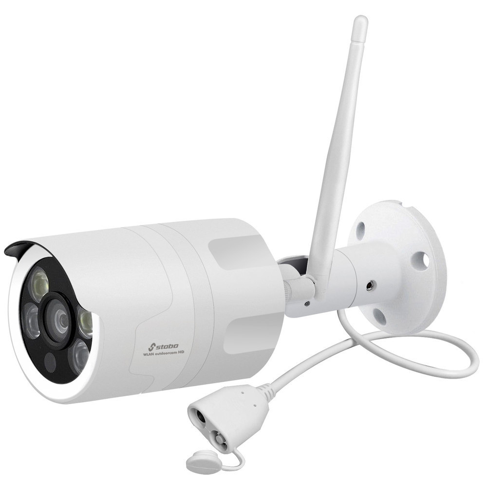 stabo multifon FunkFarb-Videoüberwachung WLAN Outdoorcam HD 110° Produktbild img2 L