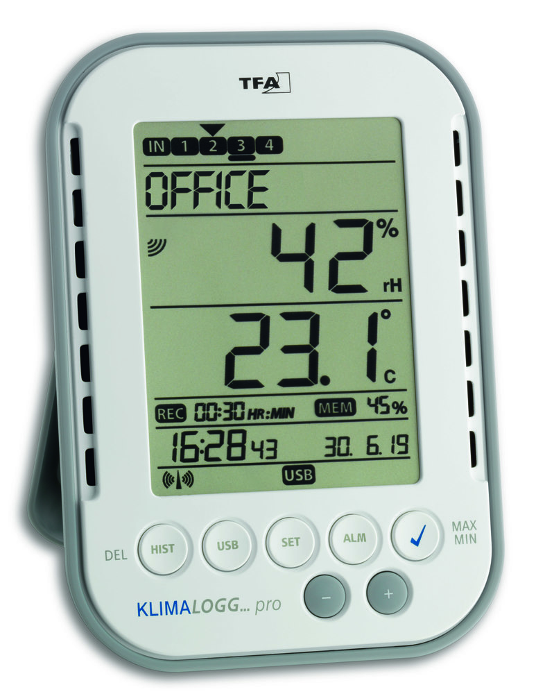 TFA Dostmann Thermo-Hygrometer H137xB98xT26mm Ku. Produktbild img1 L
