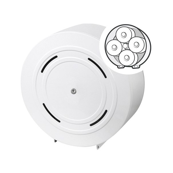 Toilettenpapierspender racon MW KR quattro H320xB320xT125mm Produktbild img2 L
