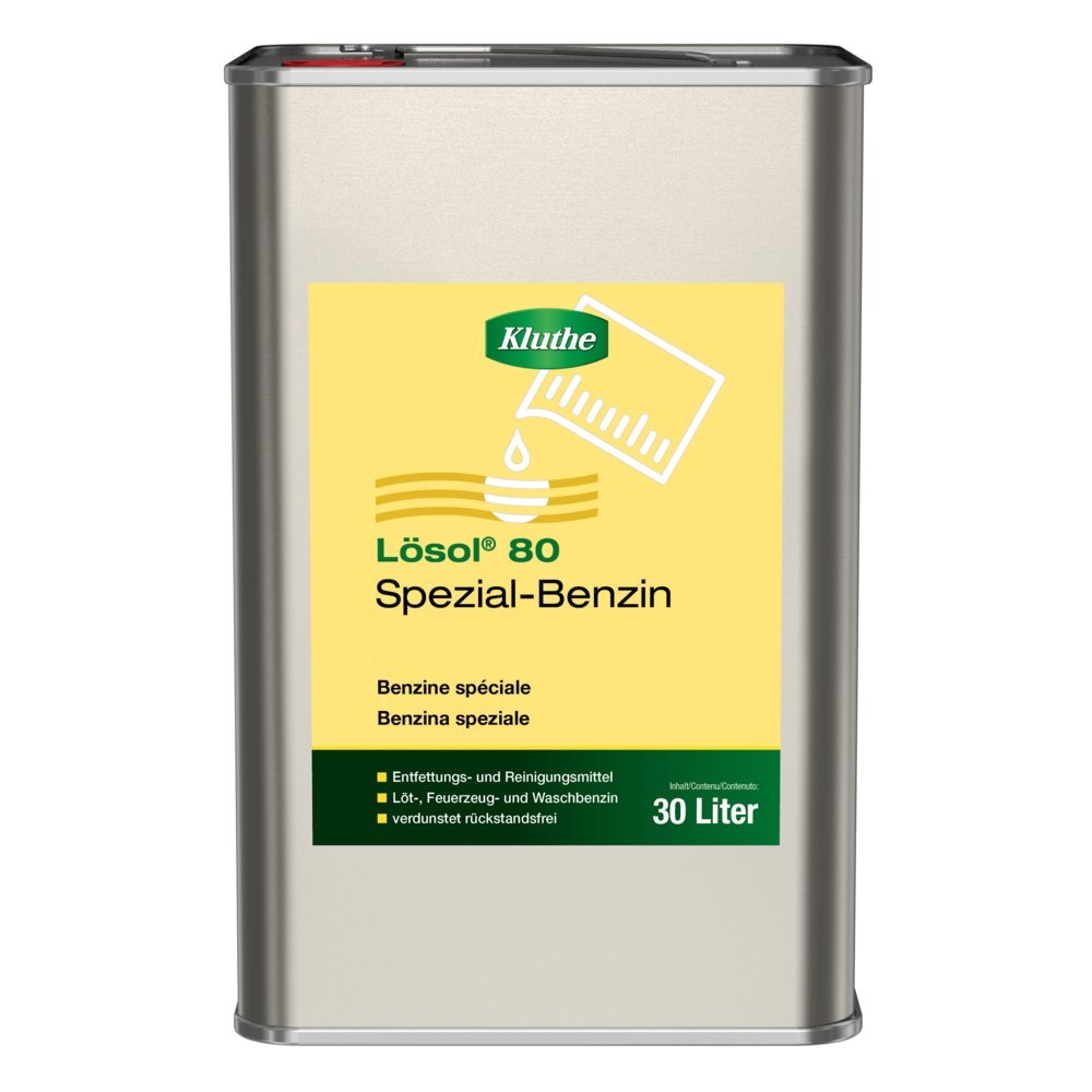 Kluthe Lösol 80 Spezialbenzin Waschbenzin 30l Kanister Produktbild img1 L