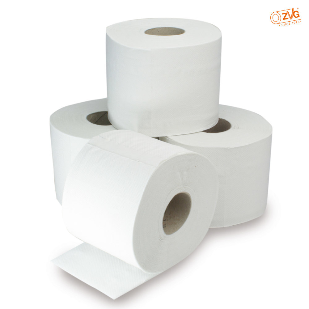 ZVG Toilettenpapier 2-lagig, weiß 400 Blatt/Rolle Produktbild img1 L