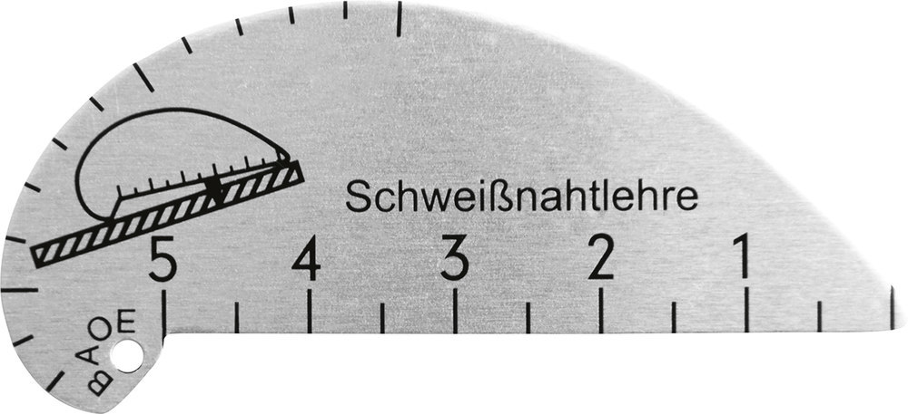 FORTIS Schweißnahtlehre kurvenförmig FORTIS Produktbild img1 L