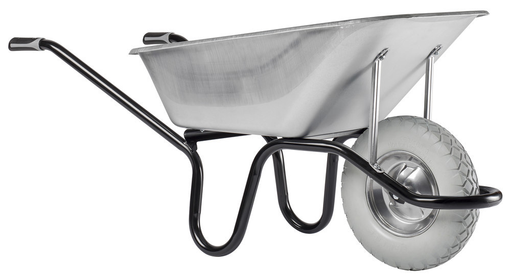 Haemmerlin Schubkarre Aktiv Excelli um 1 20L, verzinkt, PU-Rad Produktbild img1 L