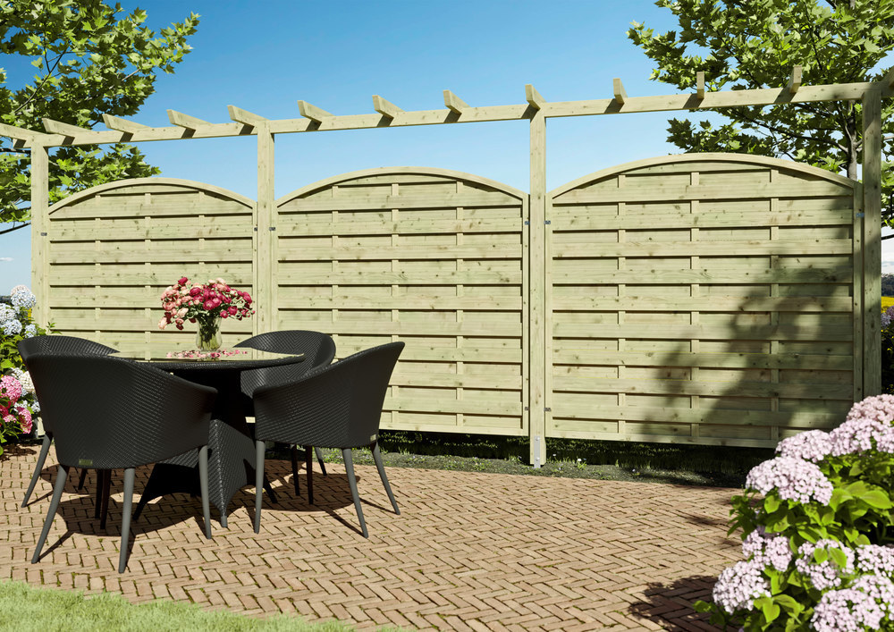 Pergola komplett9x9x450cm, kdi-grün Produktbild img3 L