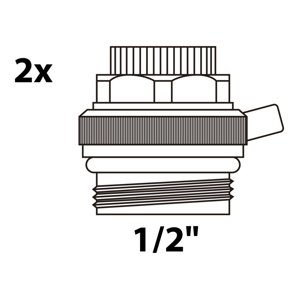 KIRCHHOFF Autom. Heizkörper-Entlüfter 1/2"AG 2x Produktbild img3 L