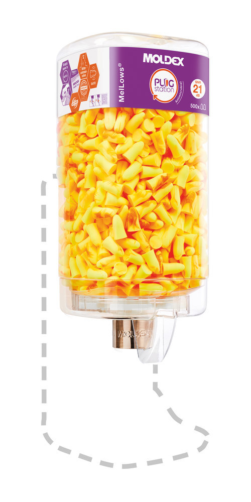 MOLDEX Spender 7650 MelLows,antimikrobiel ohne Wandhalter 7060 500 Paar Produktbild img3 L