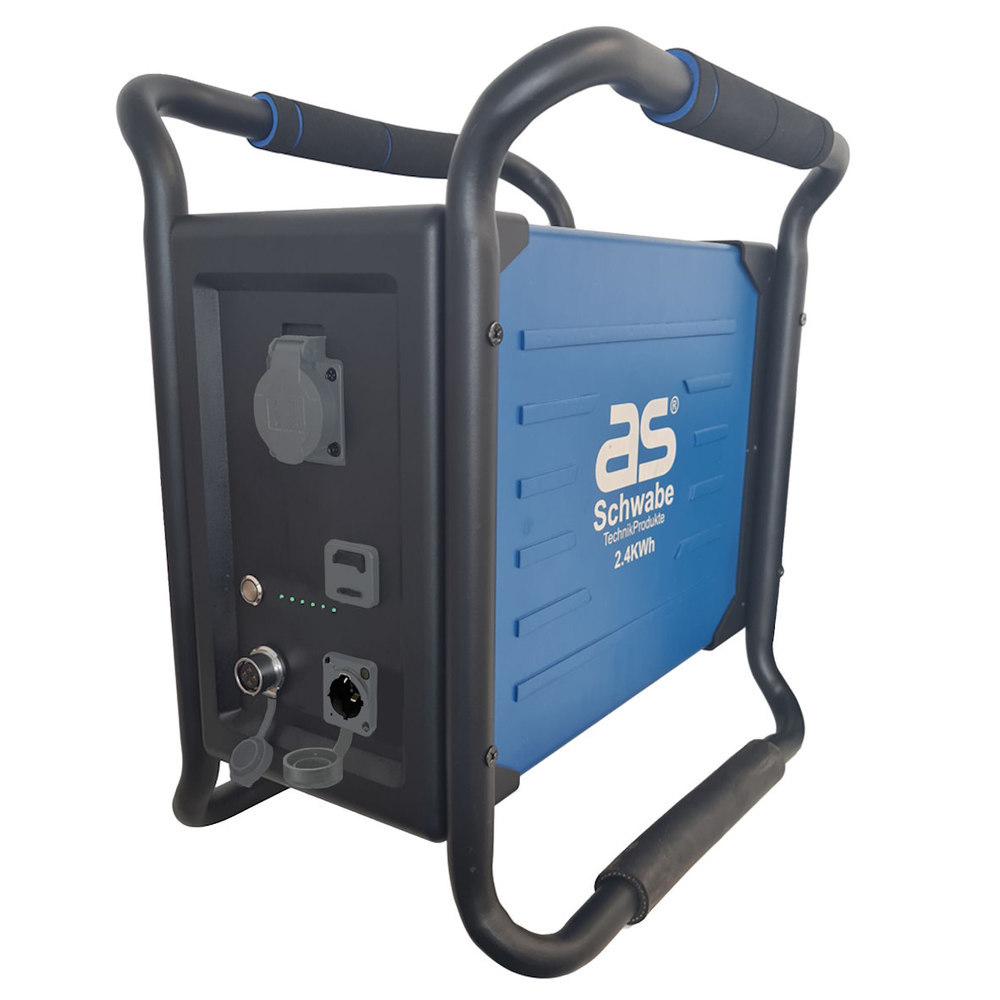 as Schwabe ECO PowerStation 5000 Mobile Powerbank 2.500W Li Ion 5.000W Peak Gehäuse IP54 Produktbild img1 L