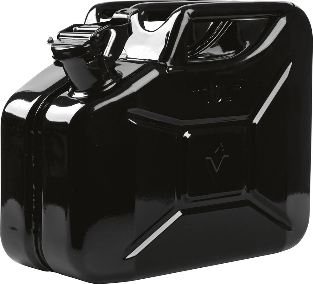 Kraftstoffkanister Stahlblech Nenninhalt 10l Schwarz RAL 9005 VALPRO Produktbild img1 L