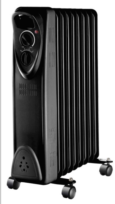 FORTIS Ölradiator schwarz 900/1100/2000 Watt FORTIS Bau Produktbild img1 L