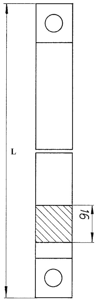 DENI® Treibriegelstange 4116,beidseitig ausgeklingt,16x2.000mm,galvan. Produktbild img2 L