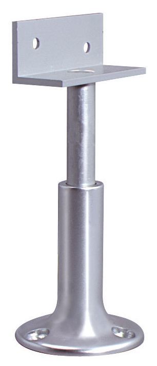 DENI® OA-Trennwandstütze, 5247, Aluminium, silber, eloxiert, Höhe: 100-120 mm Produktbild img1 L