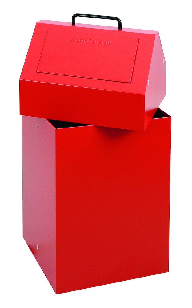 stumpf Wertstoffsammler 45 l rot stationär stumpf Produktbild img2 L