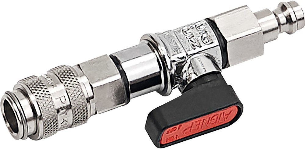 JUMTEC Kugelhahn steckbar NW5 Kupplung offen / Nippel NW5 Produktbild img1 L