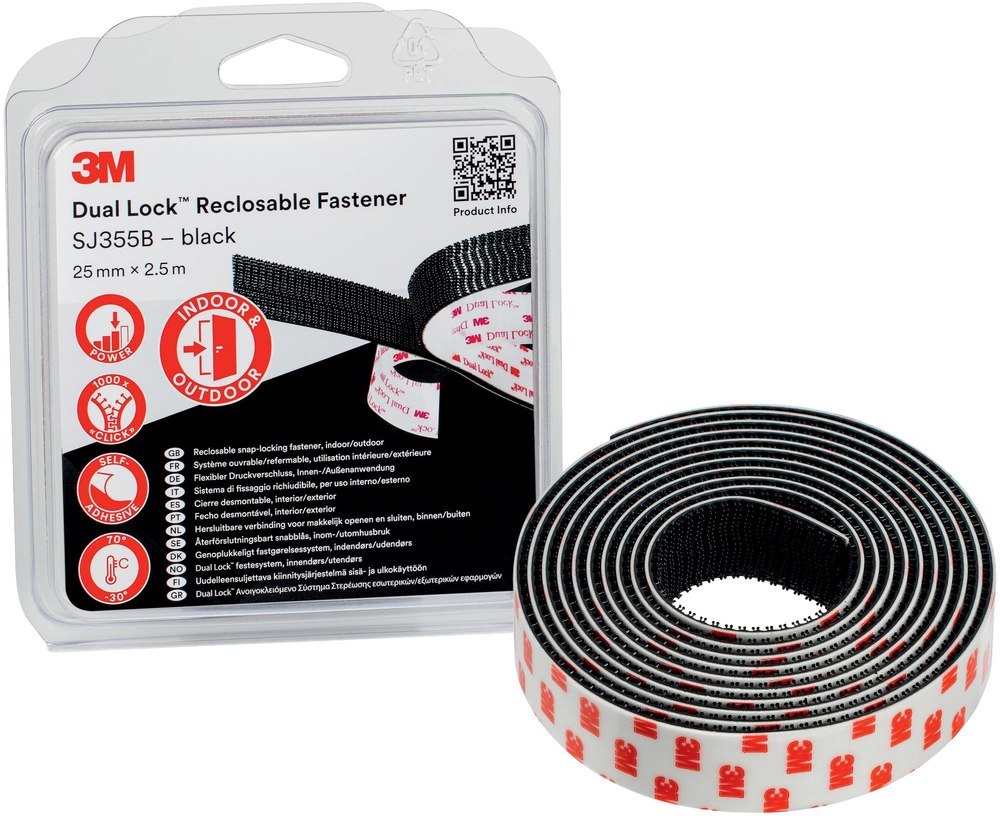 3M Dual Lock SJ354D Flexibl Druckverschl uss 2x5m Produktbild img1 L