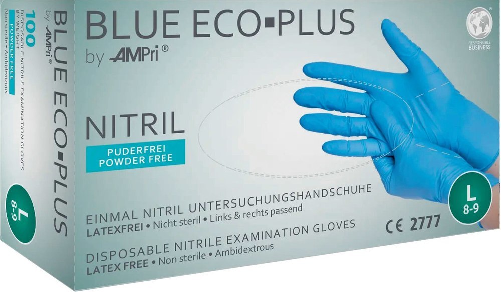 AMPri Einweghandschuhe,BLUE ECO Produktbild img1 L
