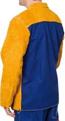 WELDAS Jacke Spaltleder mit Stoffrücken – Golden Brown Produktbild img2 L