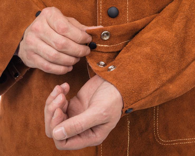 WELDAS Schweißerlederjacke Lava Brown® Produktbild img4 L