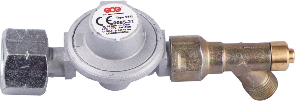 GCE Propan-Regler o.Manometerm. Schl.-Bruchsicherung R Produktbild img1 L