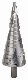 Bosch PRO Stufenbohrer HSS, für Kabelverschraubungen, M10-M40, 10 mm, 125,5 mm, 16 Stufen Produktbild