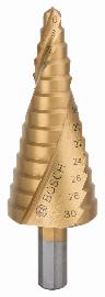 Bosch PRO Stufenbohrer HSS-TiN, 6 - 30 mm, 10 mm, 93,5 mm, 13 Stufen Produktbild