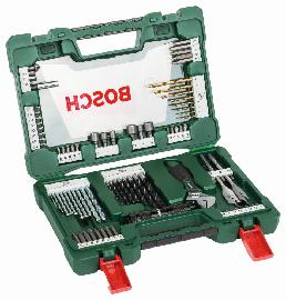 Bosch V-Line Box, Bohrer- und Bit-Set, 83-teilig, LED-Taschenlampe, Rollgabelschlüssel Produktbild