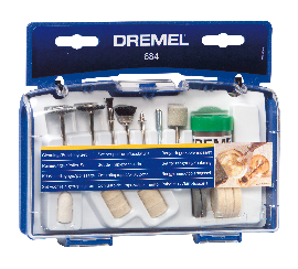 Dremel Starterset zum Reinigen und Polieren inklusive 20 Zubehören Produktbild