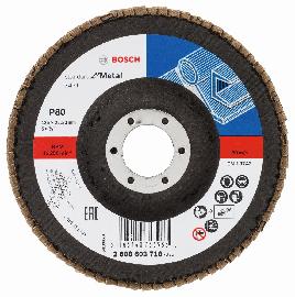 Bosch PRO Fächerschleifscheibe X431 Standard for Metal, gerade, 125 mm, 80, Glasgewebe Produktbild