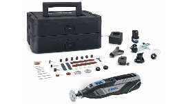 Dremel 8250, Kabelgebundenes Multifunktionswerkzeug, 65 Zubehöre, 5 Aufsätze Produktbild