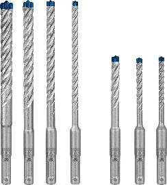 Bosch EXPERT SDS plus-7X Hammerbohrer-Set, D= 5/6/6/8/8/10/12&nbsp;mm, 7-tlg. Produktbild