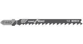 Bosch PRO Stichsägeblatt T 144 D Speed for Wood, 5er-Pack Produktbild