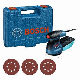 Bosch PRO Exzenterschleifer GEX 125-1 AE, mit 3 x Schleifblatt C470, im Handwerkerkoffer Produktbild