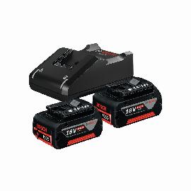 Bosch PRO Starter-Set 2 x GBA 18V 4.0Ah + GAL 18V-40 Produktbild