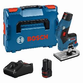 Bosch PRO Akku-Kantenfräse GKF 12V-8, 2 x Akku GBA 12V 3.0Ah in L-BOXX Produktbild