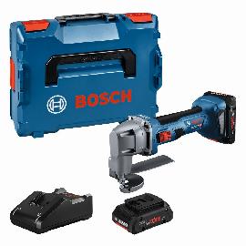 Bosch PRO Akku-Blechschere GSC 18V-16 E, 2 x Akku ProCORE18V 4.0Ah in L-BOXX Produktbild