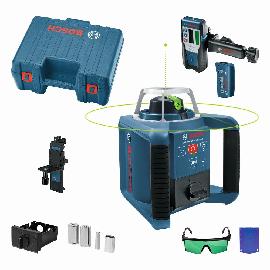Bosch PRO Rotationslaser GRL 300 HVG, 2 x Batterie LR20 1,5V im Handwerkerkoffer Produktbild