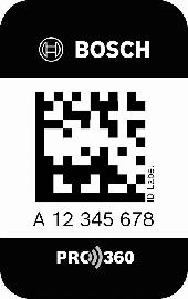 Bosch PRO Serviceleistung ID Label klein 50 Produktbild
