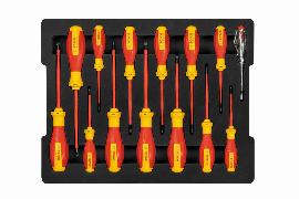 Bosch PRO VDE Set mit verschiedenen Schraubendrehern, 14-teilig Produktbild