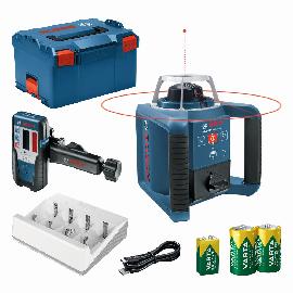 Bosch PRO Rotationslaser GRL 300 HV + LR 1 in L-BOXX Produktbild