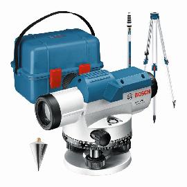 Bosch PRO Optisches Nivelliergerät GOL 32 D, mit Baustativ BT 160, Messstab GR 500 Produktbild