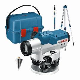 Bosch PRO Optisches Nivelliergerät GOL 26 G, mit Baustativ BT160, Messstab GR 500 Produktbild