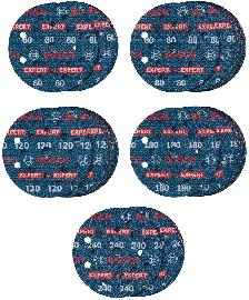 Bosch EXPERT O780 Foil Schleiffolie Set, 125&nbsp;mm, K60/80/120/180/240, 55-tlg. Produktbild