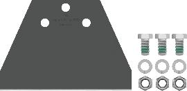 Bosch PRO SDS plus Bodenschaber Ersatzset, 130 mm Produktbild
