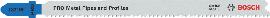 Bosch PRO Metal Pipes and Profiles T321BF Stichsägeblatt, 132&nbsp;mm, 5-tlg. Produktbild
