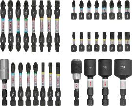 Bosch PRO Impact Schrauberbit Set, mit Aufsteller, 6 x 36-tlg Produktbild
