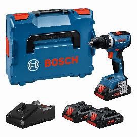 Bosch PRO Akku-Bohrschrauber GSR 18V-65, 3 x Akku ProCORE18V 4.0Ah, L-BOXX Koffer Produktbild