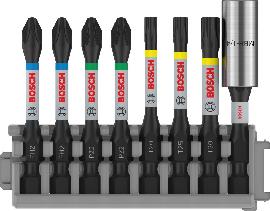 Bosch PRO Impact Set mit Standard-Bithalter und Pick and Click-Index, 8-tlg. Produktbild