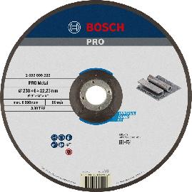 Bosch PRO Metal Schleifscheibe, 230&nbsp;x&nbsp;6&nbsp;x&nbsp;22.23&nbsp;mm, oSa Produktbild