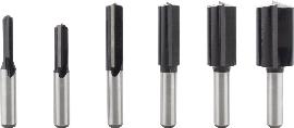 Bosch PRO Nutfräser-Set, Schaft 8&nbsp;mm, 6-tlg Produktbild